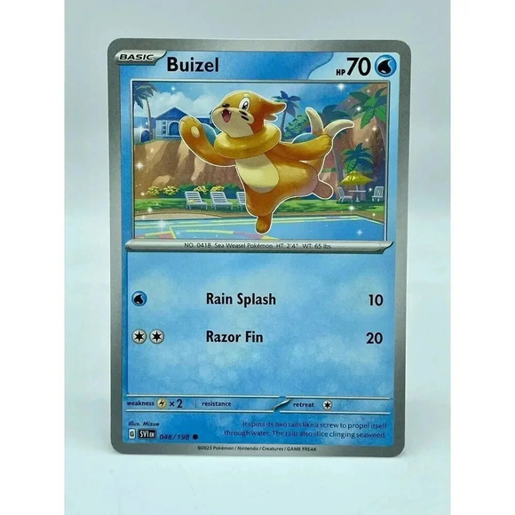 Buizel 46/198 Scarlet & Violet Non Holo Pokemon TCG Mint Unplayed - Picture 1 of 6